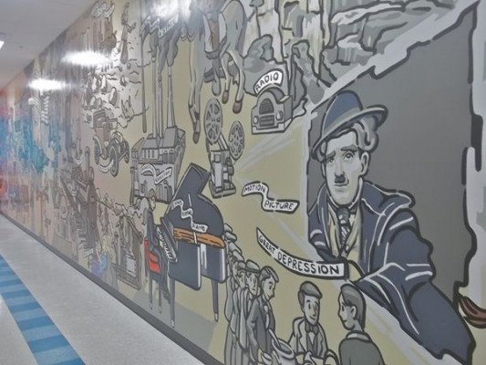 Children First Academy of Phoenix – History Mural